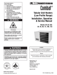 Roberts Gorden Combat UHA[X][S] 45 Service manual