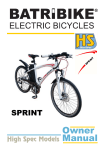 Batribike Sprint Specifications