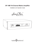 Audio Authority SF-16M Specifications