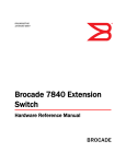 Brocade Communications Systems 8/40 Technical data
