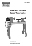 Axminster AT1628VS Specifications