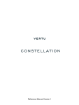 Vertu Constellation V User guide