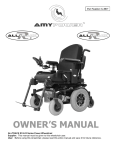 Amypower Alltrack R Owner`s manual