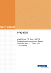 Advantech PPC-179T User manual