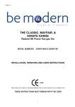 Be Modern EARDF16NG Installation manual