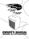 YORKVILLE XM200T Owner`s manual