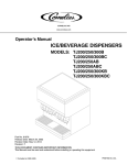 Cornelius SID851A/250S-B Operator`s manual
