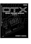 Yamaha DTX Owner`s manual