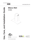 Zephyr Milano Wall ZMI-M90BG Installation guide