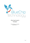 BLUE CHIP Alpha Touch Computer User guide