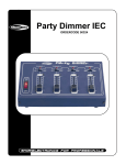 SHOWTEC Party Dimmer IEC Product guide