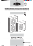 Carrier 30AWH008NX Service manual