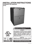 RHEEM RHWB Installation Manual