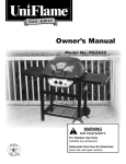 Blue Rhino PG2620 Owner`s manual