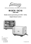 Whisper Power W-SC10 Installation manual