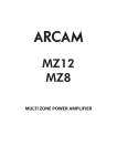 Arcam MZ12 Operating instructions