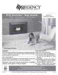 Regency PT030-LP1 Installation manual