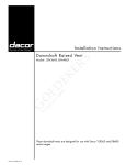 Dacor REMP3 Specifications