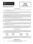 Directed Audio 200 Operating instructions