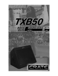 Crate TXB50 Specifications
