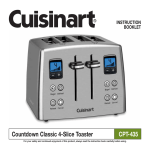 Cuisinart CPT-435 Specifications