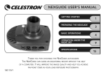 Celestron G-3 User`s manual