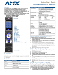 AMX TPDESIGN4 V2.5 Specifications