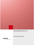 Siemens HiPath 8000 Specifications