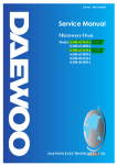 Daewoo KOR-631G9A Service manual