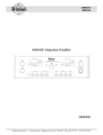 McIntosh MA6450 Owner`s manual