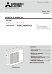 Mitsubishi PUHZ-W90VHA Service manual