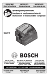 Bosch GLL2-10 Technical data