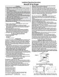 Draper AeroLift 25 Operating instructions