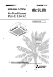 Mitsubishi 2.5KKC Installation manual