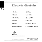 Convaid Safari tilt User`s guide