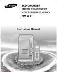 Samsung MM-ZJ9 Instruction manual