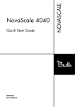 Bull Cedoc NovaScale 4020 Specifications