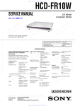 MC2 Audio S800 Service manual