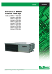 McQuay MWH Specifications