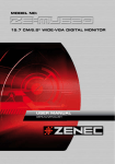 ZENEC ZE-MU62D User manual