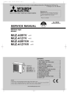 Mitsubishi MUZ-A12YVH Service manual