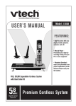 VTech I5808 - Cordless Extension Handset Operating instructions
