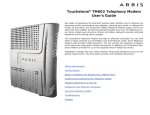 Cablecom ISDN telephone adapter User`s guide