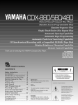 Yamaha 480 Owner`s manual