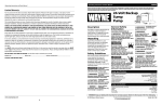 Wayne ESP45 Operating instructions