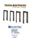 Elektral ThruScan User`s manual