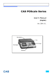 CAS Poscale User`s manual