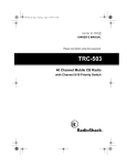 Radio Shack CT-503 Owner`s manual