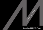 Meridian 586 User guide