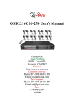 Q-See QSD2216C16-250 Specifications